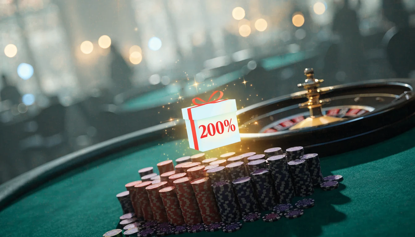 Online casino met 200% bonus: saldo en voorwaarden