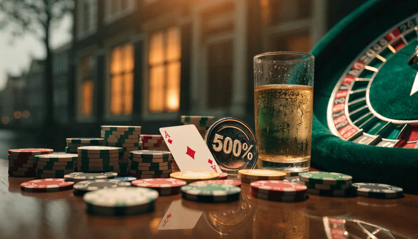 Online casino met 500%-bonus: betekenis en voorwaarden